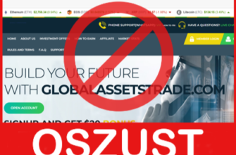 Global Assets Trade twarz ekran