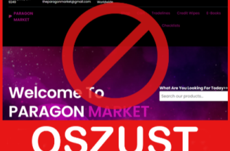 Paragon Market twarz ekran