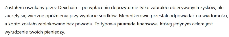 Dexchain 3 ekran