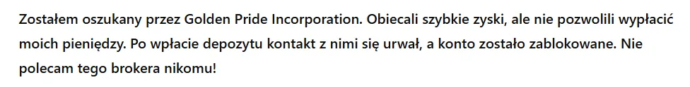 Golden Pride Incorporation 3 ekran