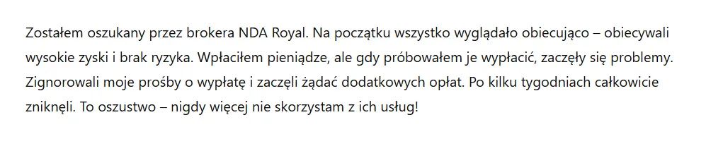 NDA Royal 3 ekran