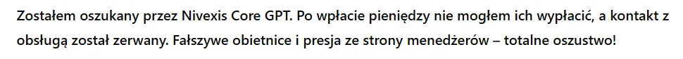 Nivexis Core GPT 3 ekran
