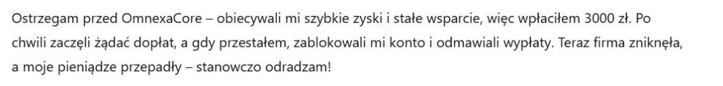OmnexaCore 3 ekran