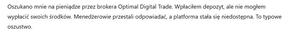 Optimal Digital Trade 3 ekran