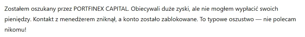PORTFINEX CAPITAL 3 ekran