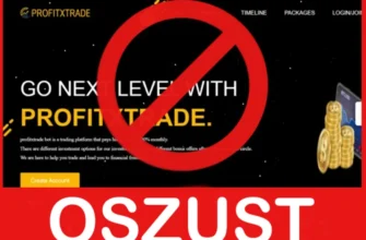 Profitxtrade twarz ekran