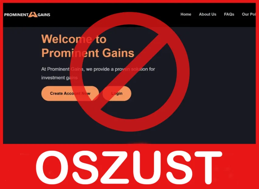 Prominent Gains, twarz ekran