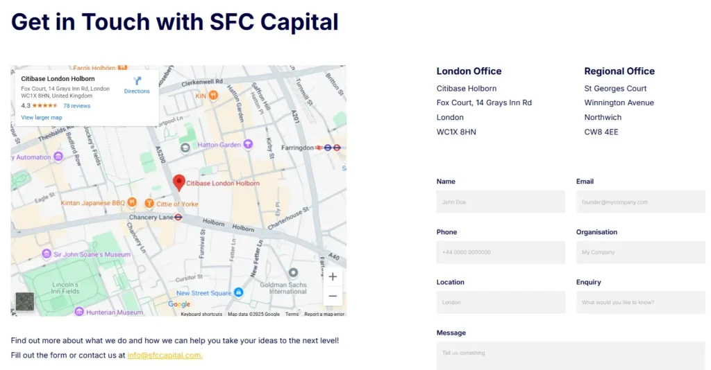 SFC Capital 2 ekran