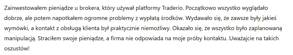 Traderio 3 ekran
