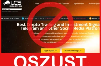 Universal Crypto Signals twarz ekran