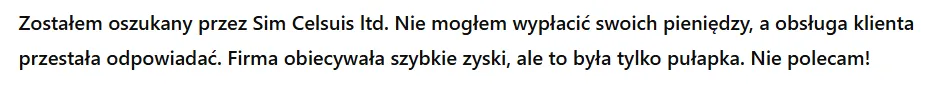 Sim Celsuis ltd 3 ekran