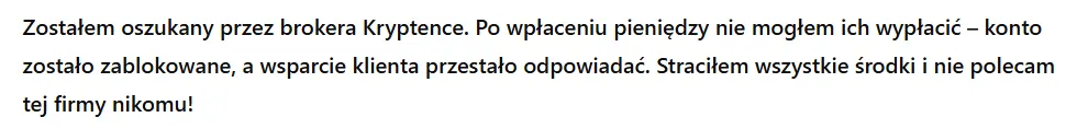 Kryptence 3 ekran